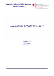Rapport annuel 2016-2017 de l'Administration de la navigation aérienne (en anglais)