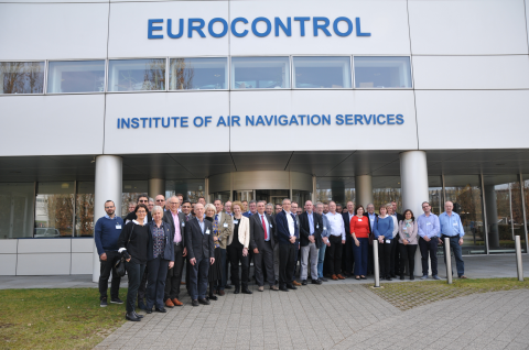 Les délégués des services météorologiques nationaux européens au PFAC STAC meeting 2019 chez Eurocontrol